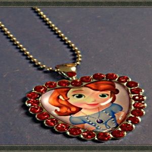 Disney Sofia The First Inspired Design Necklace